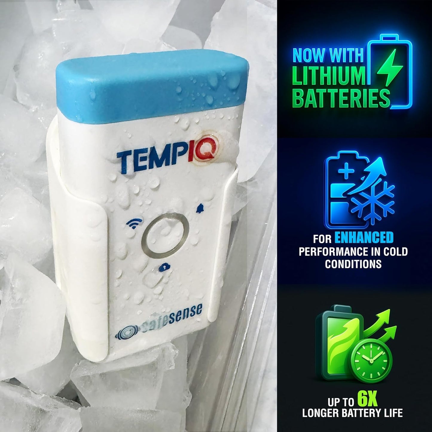 TEMPIQ Remote WiFi Temperature & Humidity Sensor - App Integration, Alerts, Helps Monitor 2nd Home, AirBnb, RV, Pets,Freezer and Server Room, Indoor & Outdoor Hygrometer & Thermometer