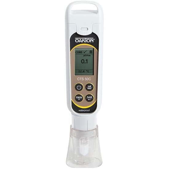 Oakton pHTestr® Waterproof Pocket Tester (Cup-Style Conductivity/TDS/Salinity Tester)