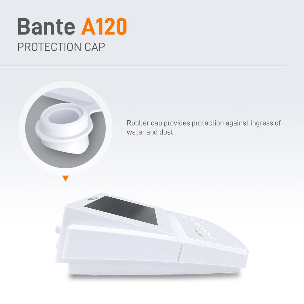 Bante A120 Laboratory pH Meter | Benchtop pH Meter | ±0.002 pH Accuracy, 5 Points Calibration, Selectable ORP Measurement Mode, Auto-Read Endpoint, 1000 Sets of Data Storage
