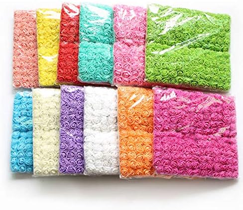 144pcs Mini Fake Rose Flower Heads Artificial Roses Flowers Real Looking Artificial Foam Roses Decoration DIY for Wedding Bouquets Centerpieces,Arrangements Party Home Decorations (Blush Pink)