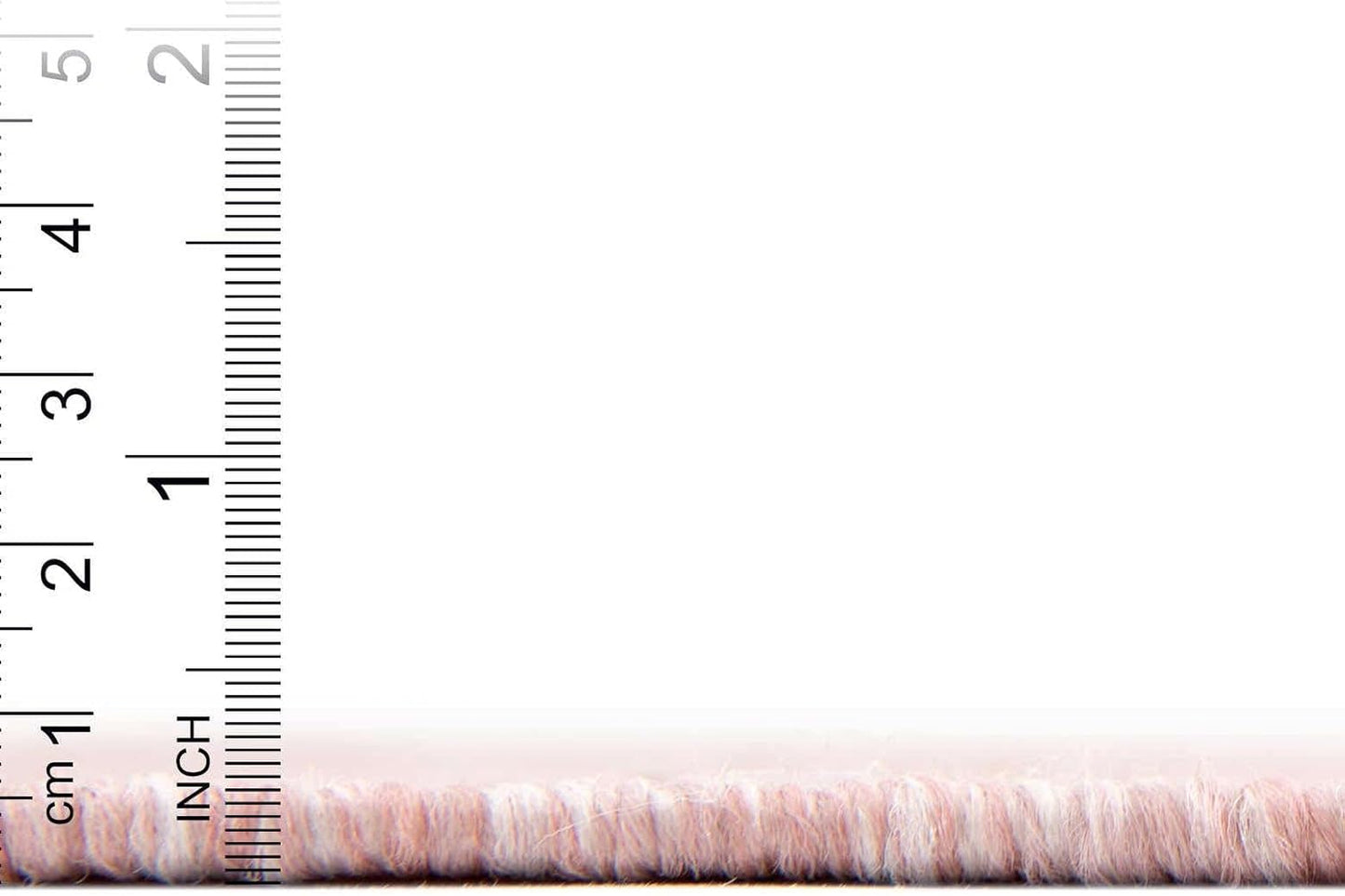 Unique Loom Collection Casual Transitional Solid Heathered Indoor/Outdoor Flatweave Area Rug (7' 10" x 10' Rectangle, Whisper Pink/Ivory)