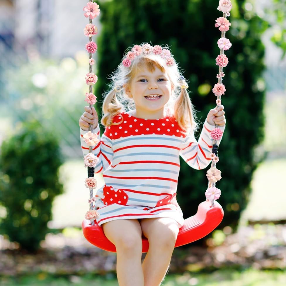 Faux Flower Heads Mini Pink Artificial Flower Heads Fake Peony Daisy Rose Flowers Multicolor Small Silk Daisy Flower Heads for Craft Garland Wedding Party DIY Home Decoration,2-4 cm