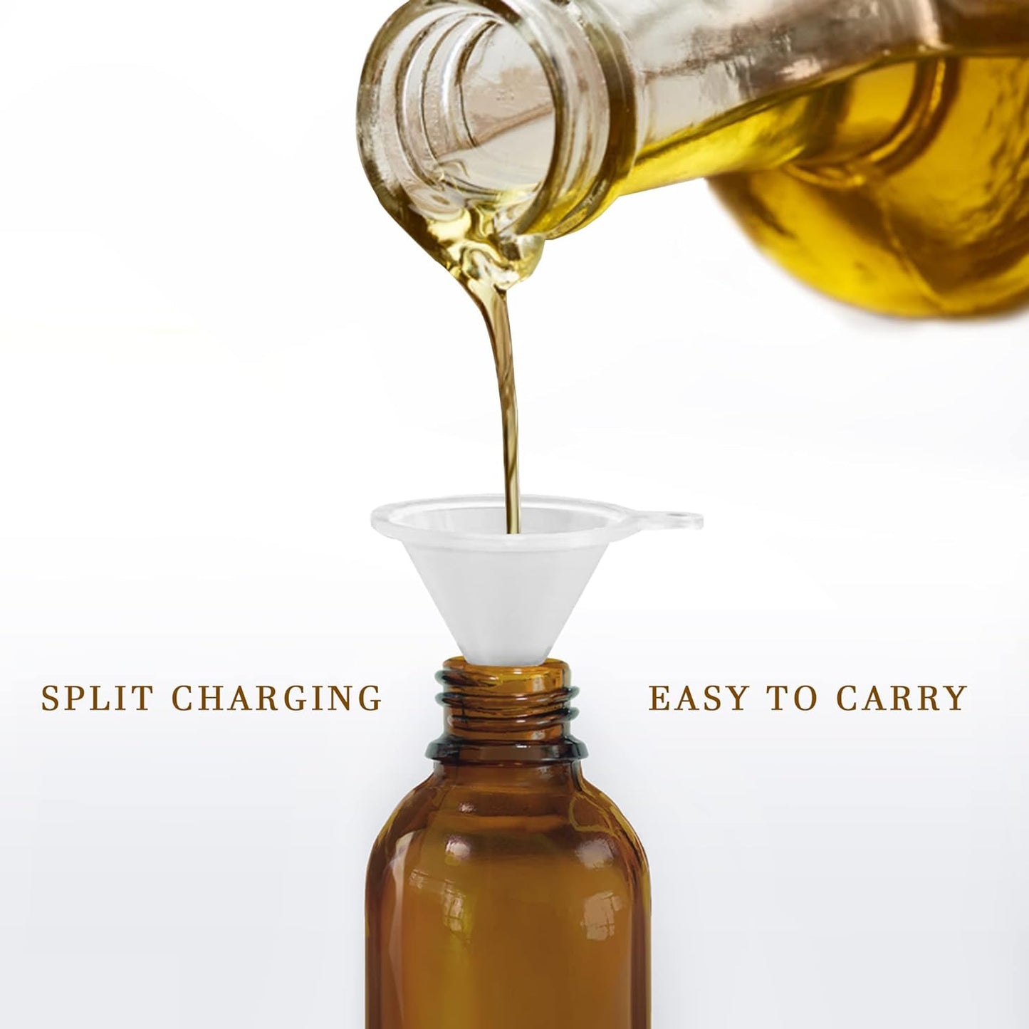 Amber Spray Bottles about 4oz Empty Small Glass Spray Bottle Fine Mist Spray Refillable Containers, Set of 16, Included 24 nozzles, 2 Funnels, 2 Droppers, 24 Labels