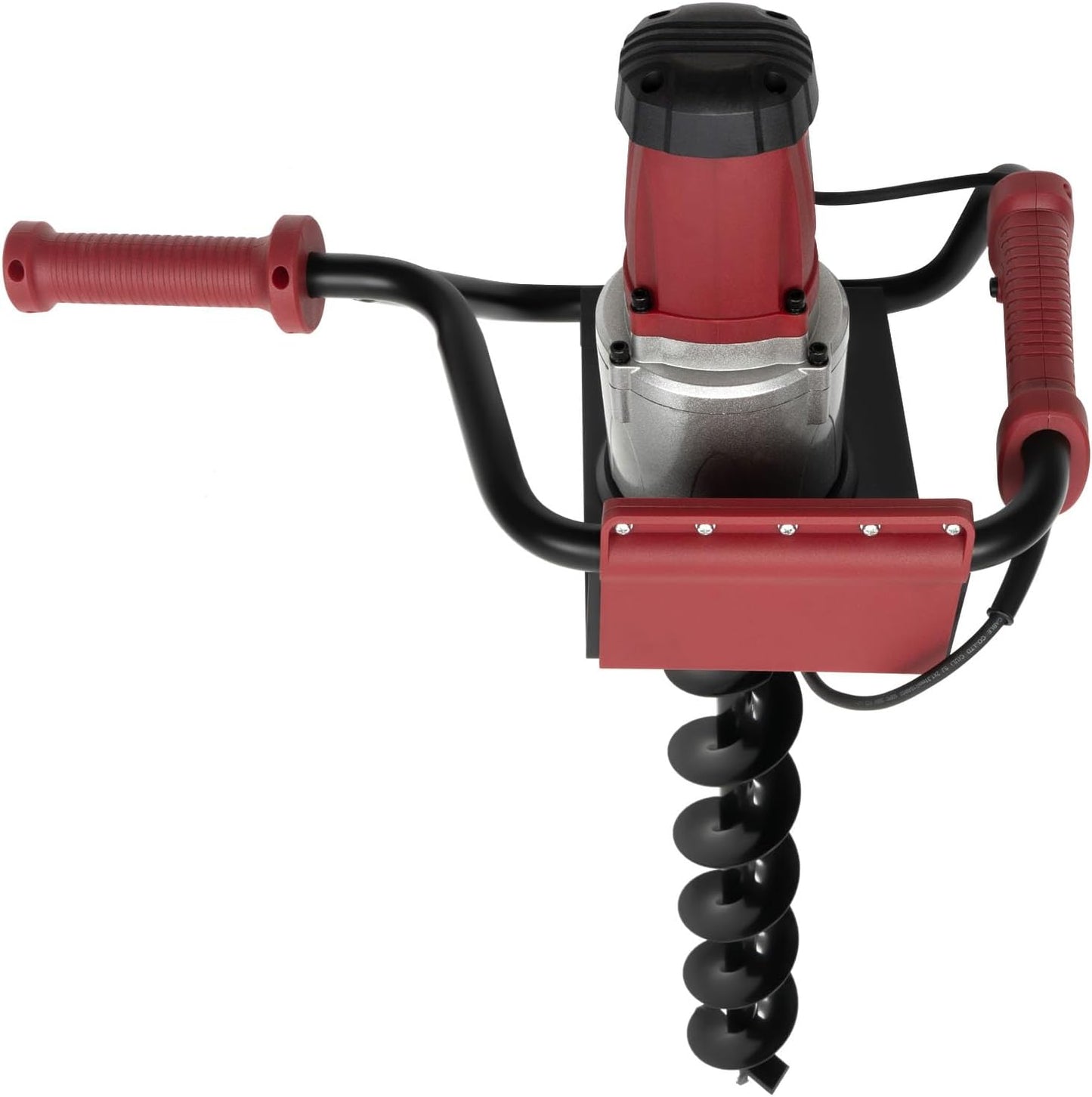 Post Hole Digger,1500W 1.6HP Electric Post Hole Auger Earth Auger Digging Drill Digging Machine with 4" & 6" Digging Auger Bits and Extension Bar Set for Planting,Trenching in Garden (1500W,2xDrill)