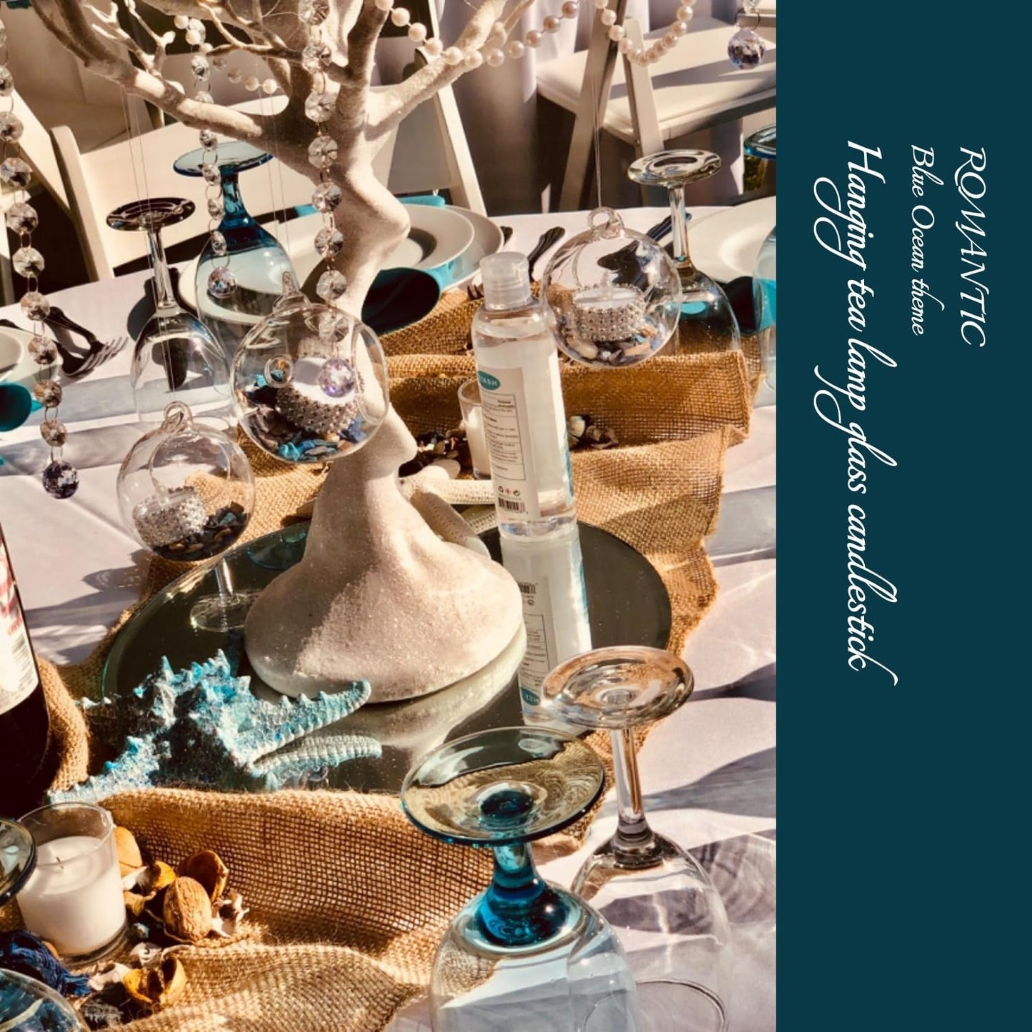 3.15"/ 8cm Hanging Tealight Candle Holder Glass Globes Air Plant Orb Glass Candlestick Lights Terrariums Candles Terrarium Vase Containers Home Decor Indoor Outdoor Garden DIY Gifts (30)