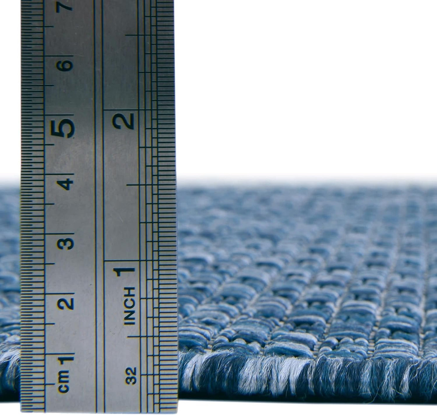 Unique Loom Outdoor Solid Collection Area Rug (5' Octagon Blue/Navy Blue)