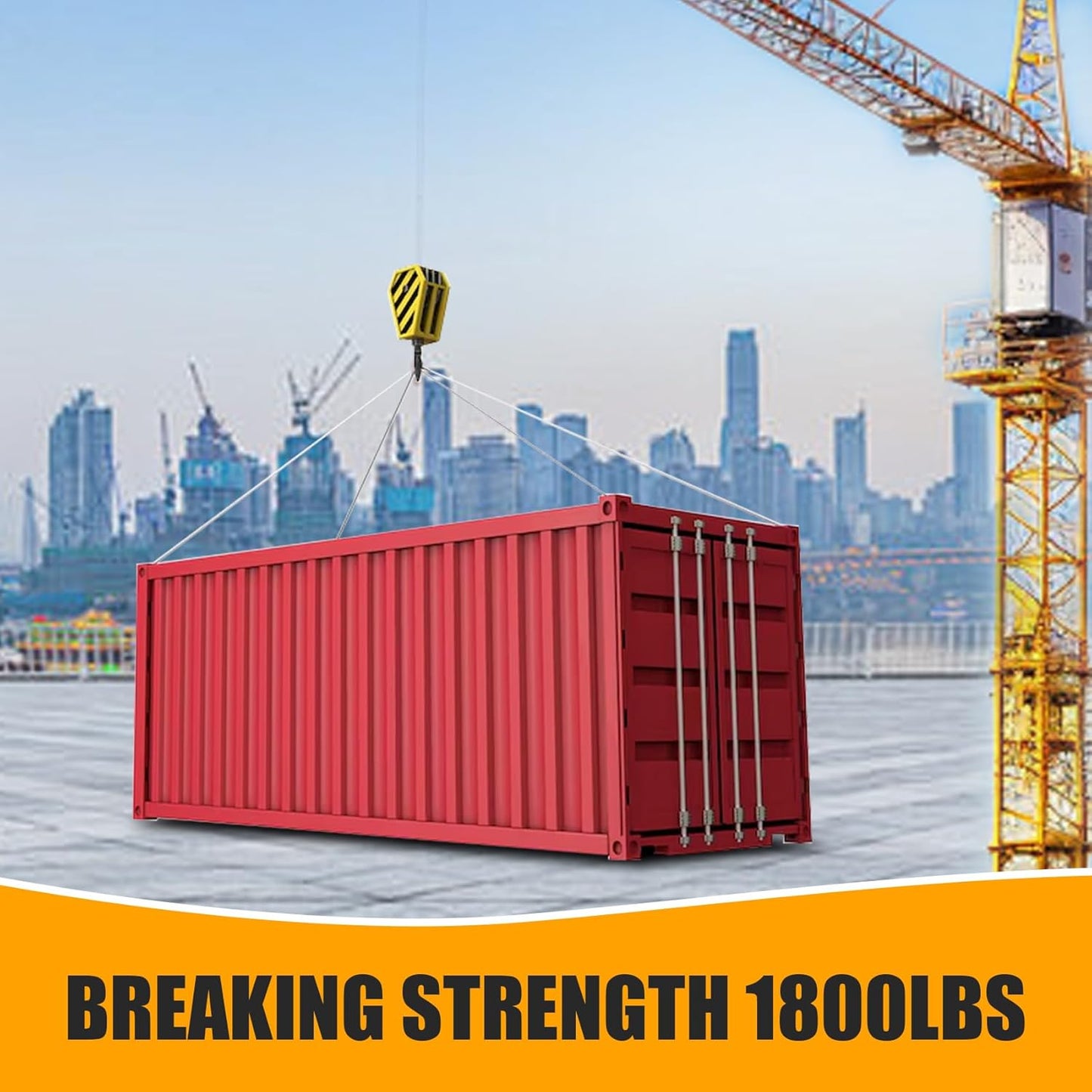 1/8 Stainless Steel Cable 1200FT Wire Rope with Cutter, T316 Marine Aircraft Cable 7x7 Strands,1800 lb Breaking Strength, Wire Cable for Deck Railing, Fence, DIY Balustrade