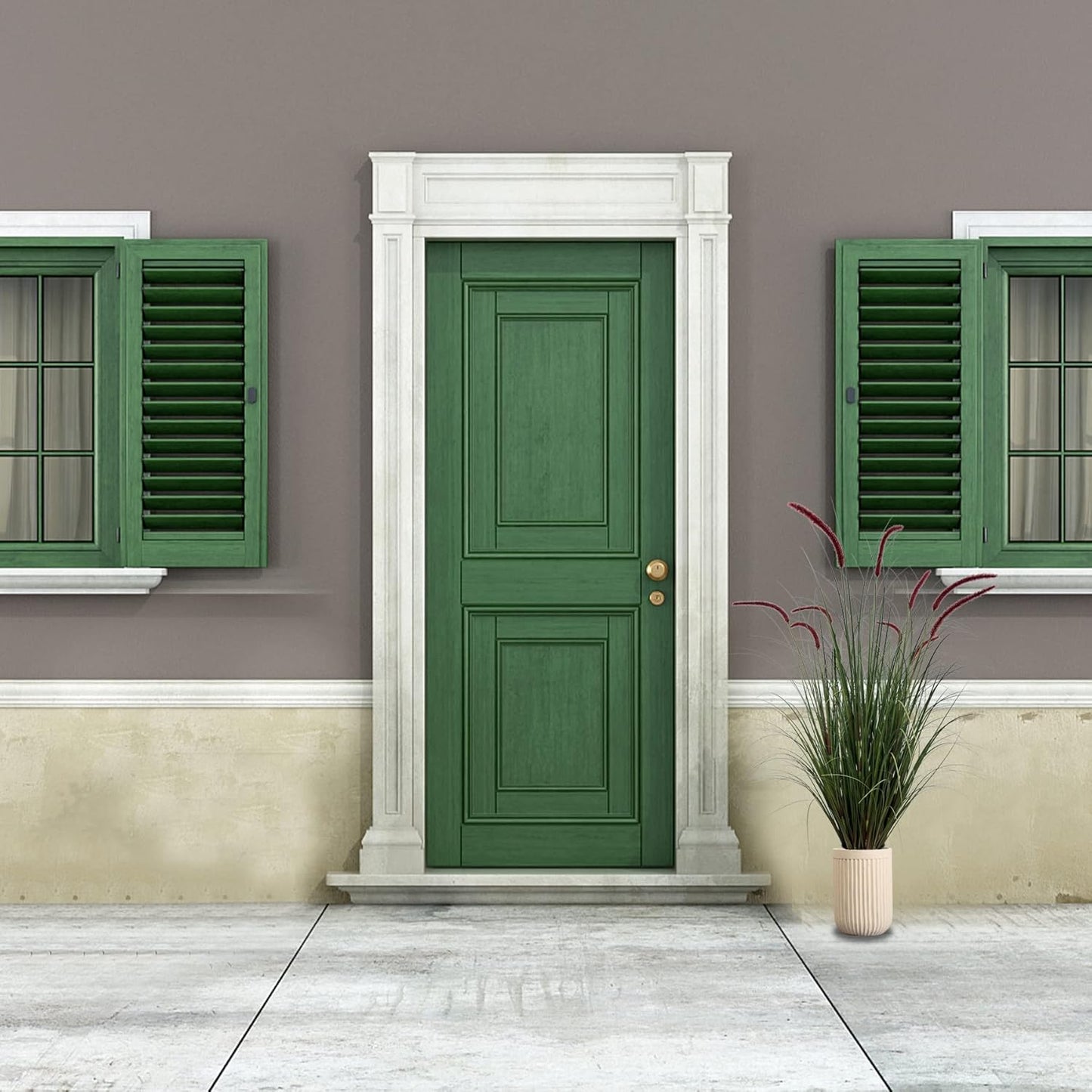 Artificial Plant 47in(1pack) Tall Artificial Grass Plant,Faux Plants Indoor Home Decorative Artificial Plants & Flowers in Pot Fake Plant, House Plant Indoor