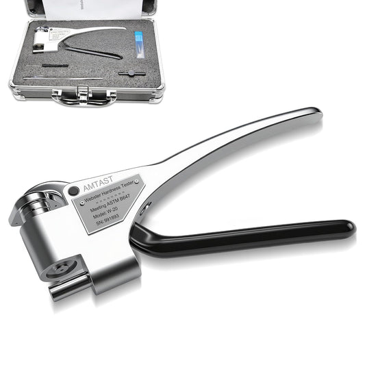 Webster Hardness Tester for Stainless Steel Test The Hardness of Aluminum, Brass, Copper, Stainless Steel on Site Measuring Scope 0-20HW