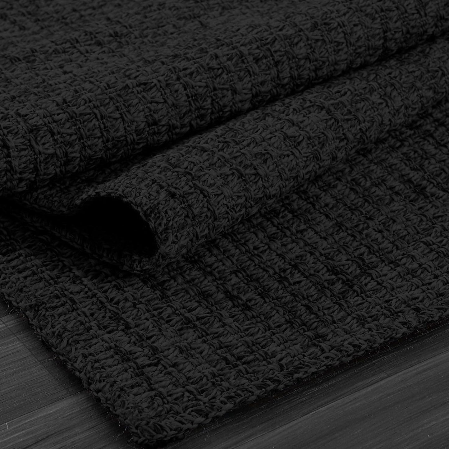 Easy Jute Runner Rug 2x7 Indoor Outdoor Natural Rugs Solid Fiber Rug Woven Area Rug Boho Easy Clean Inside Carpet for Living Room Bedroom Dining Room Hallway or Outdoor Patio Porch (2 X 7 Dark Grey)