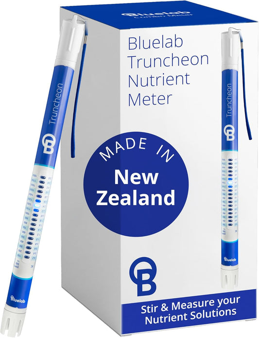 Bluelab Truncheon Nutrient Meter, Digital Conductivity Tester in Water (EC, 500, ppm 700, CF, TDS) Tool for Hydroponic System and Indoor Plant Grow