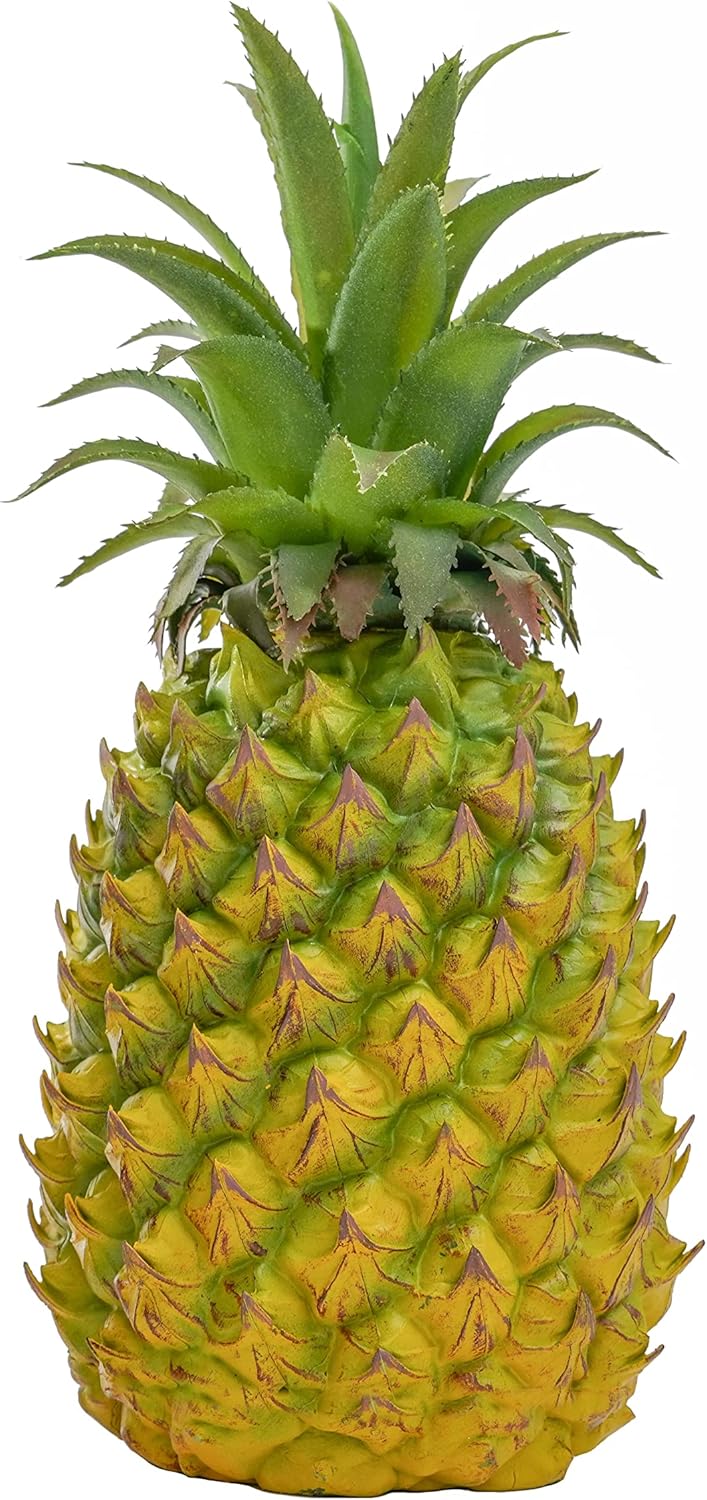 QIRMIZI Artificial Pineapple -Simulated Fruit Decoration, Lifelike Fake Fruit Model, Perfect for Home Decor, Kitchen, Party & Photography Prop – Realistic & Eco-Friendly,Green Large