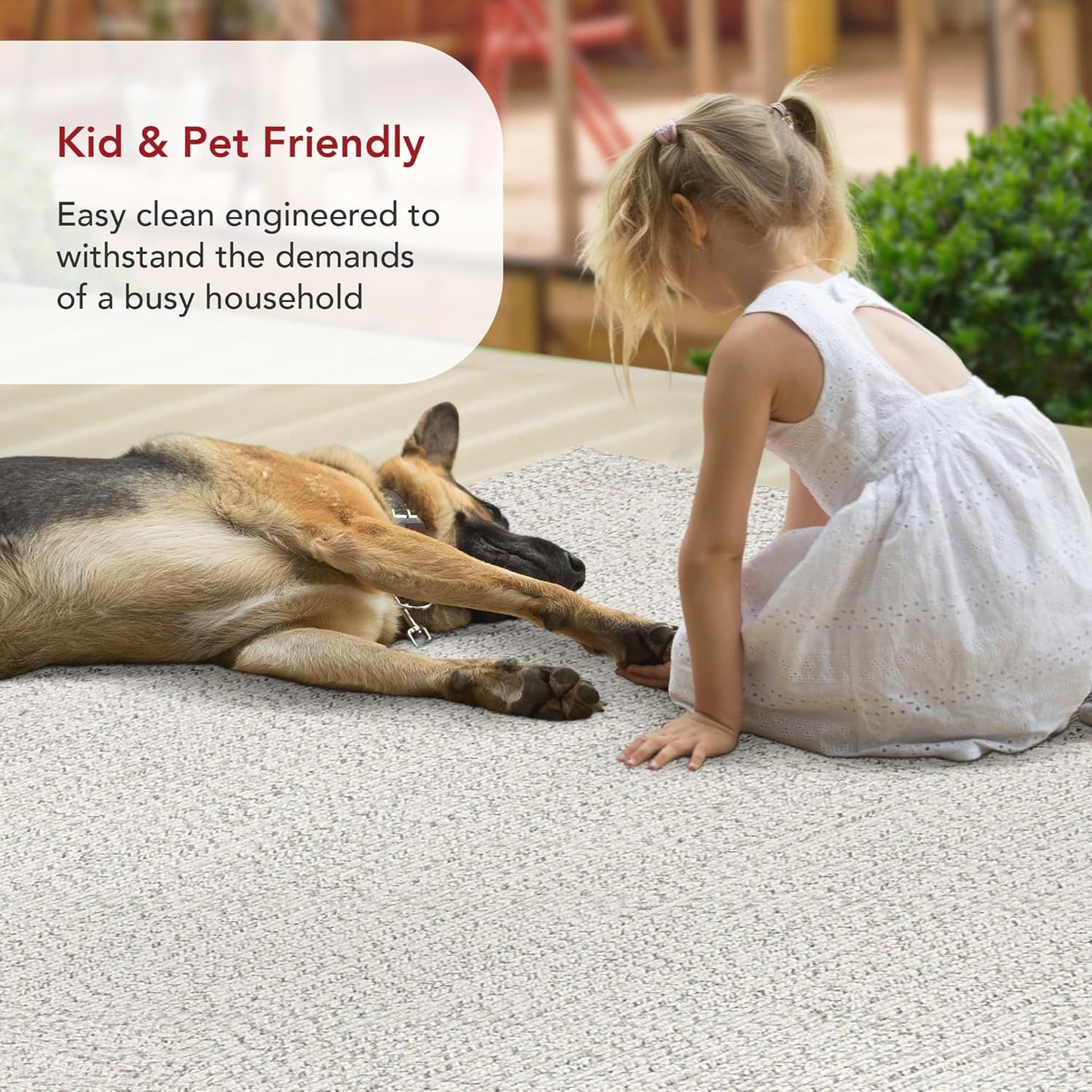 nuLOOM 2' x 12' Solid Hand Braided Indoor/Outdoor Area Rug, Pet-Friendly, High Traffic, Weather Resistant, for Patio, Balcony, Bedroom, Living, Dining Room, Wynn Ivory