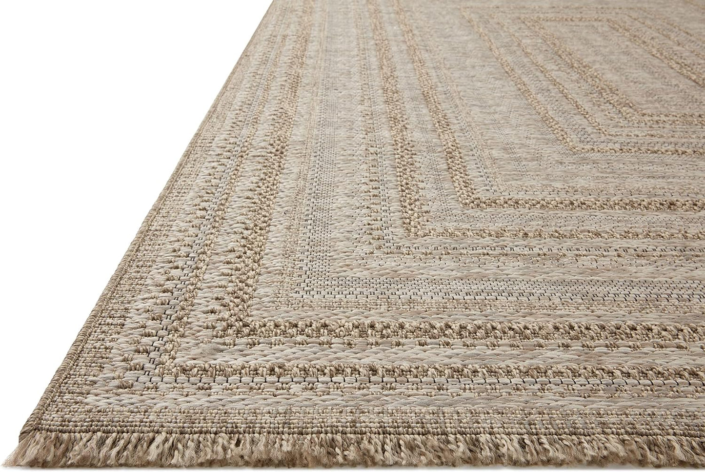 Loloi Dawn Collection Indoor/Outdoor DAW-01 Natural 2'-3" x 7'-7" Runner Rug