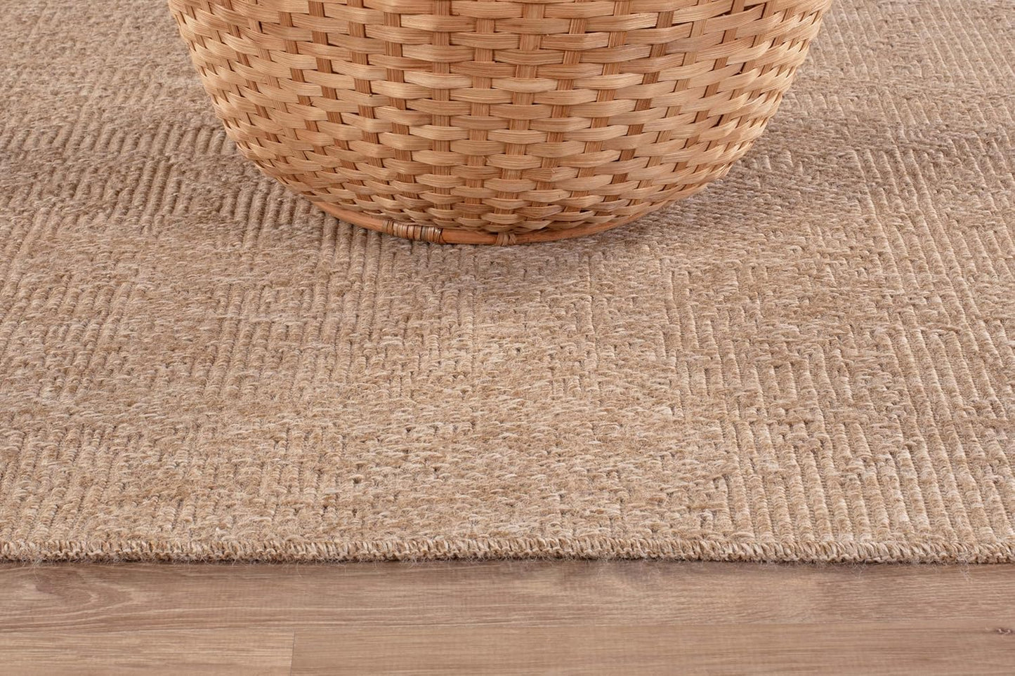 Washable Easy Jute Rug 2x7, Indoor Outdoor Runner Rugs, Natural Color Farmhouse Area Rugs for Living Room, Kitchen Rug High Traffic Area, Easy to Clean Solid Boho Woven Design Carpet (2 X 7 Natural)