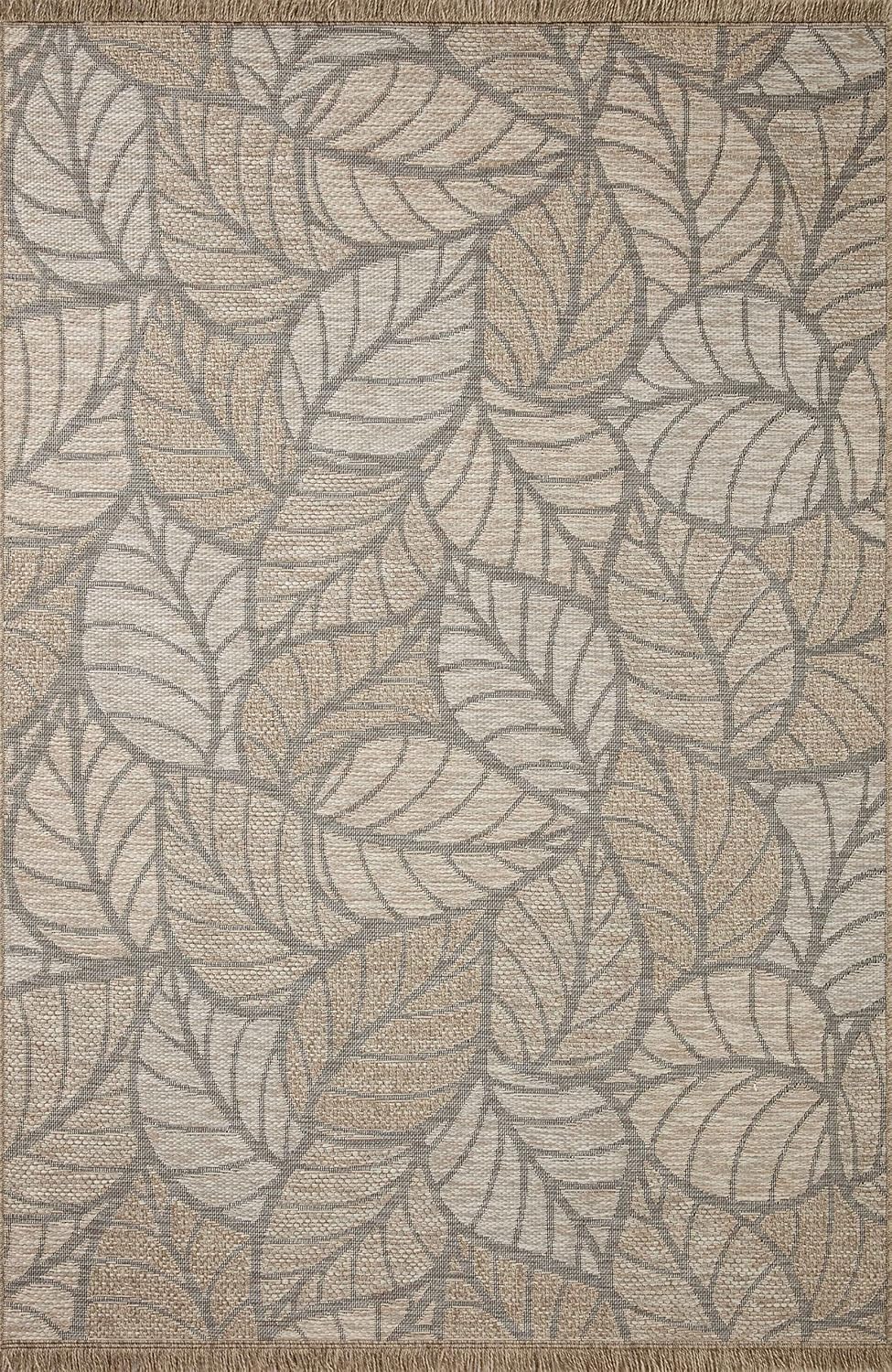 Loloi Dawn Collection Indoor/Outdoor DAW-05 Taupe 5'-1" x 7'-7" Area Rug