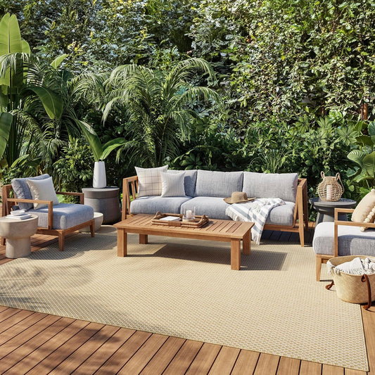 Nourison Home Home Courtyard 8' x 10' Natural Area Rug