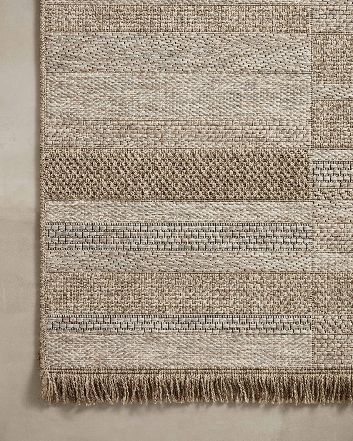 Loloi Dawn Collection Indoor/Outdoor DAW-03 Brown 7'-8" x 10' Area Rug