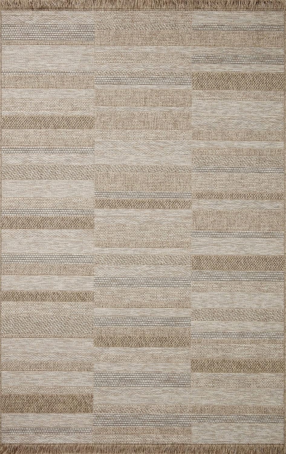 Loloi Dawn Collection Indoor/Outdoor DAW-03 Brown 2'-3" x 10'-0" Runner Rug